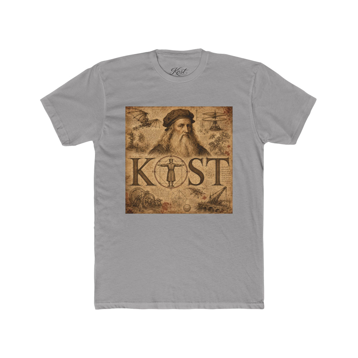 Leonardo Inspired 'KOST' Vintage Art Tee