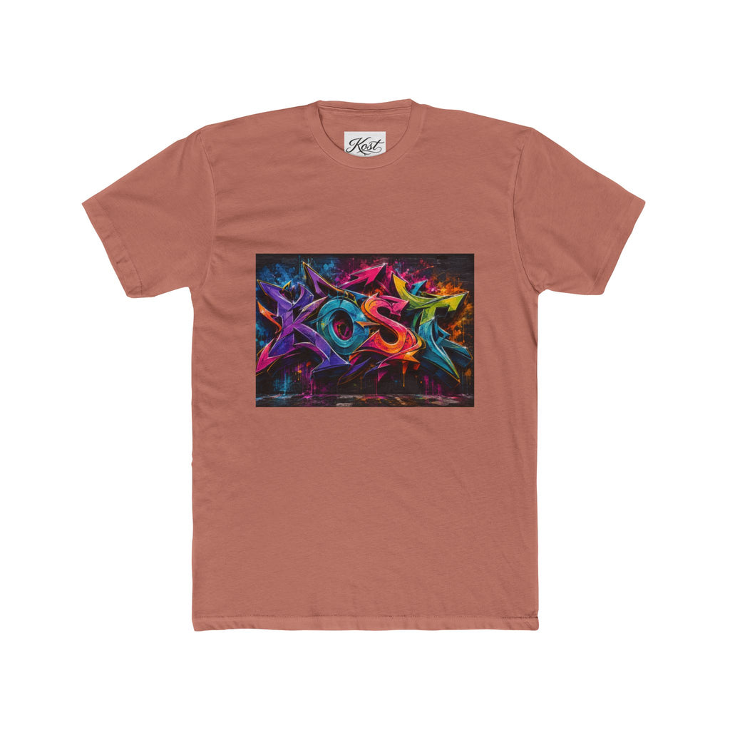 Abstract Neon Graffiti Tee