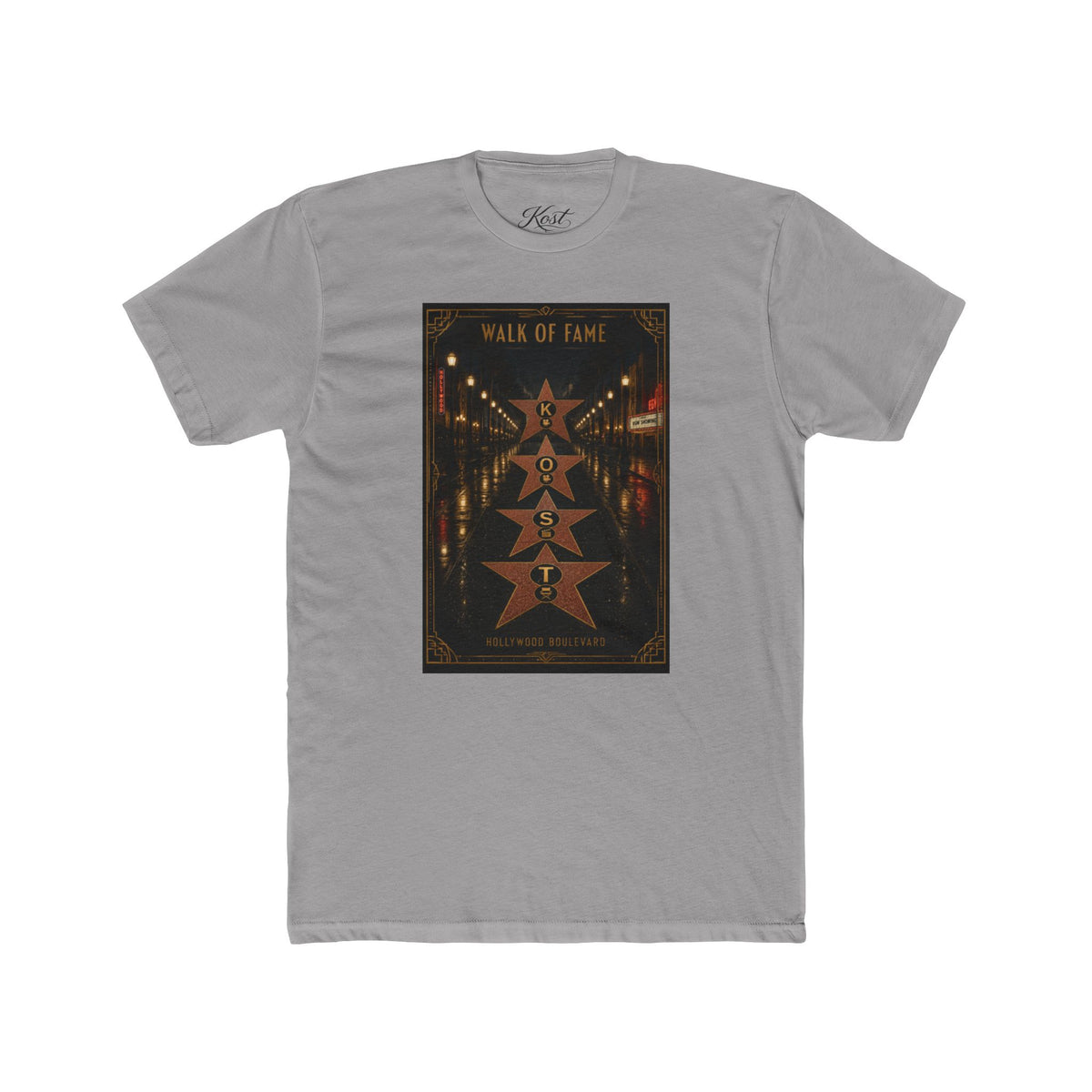 Walk of Fame Graphic Tee – Vintage Hollywood Star Design