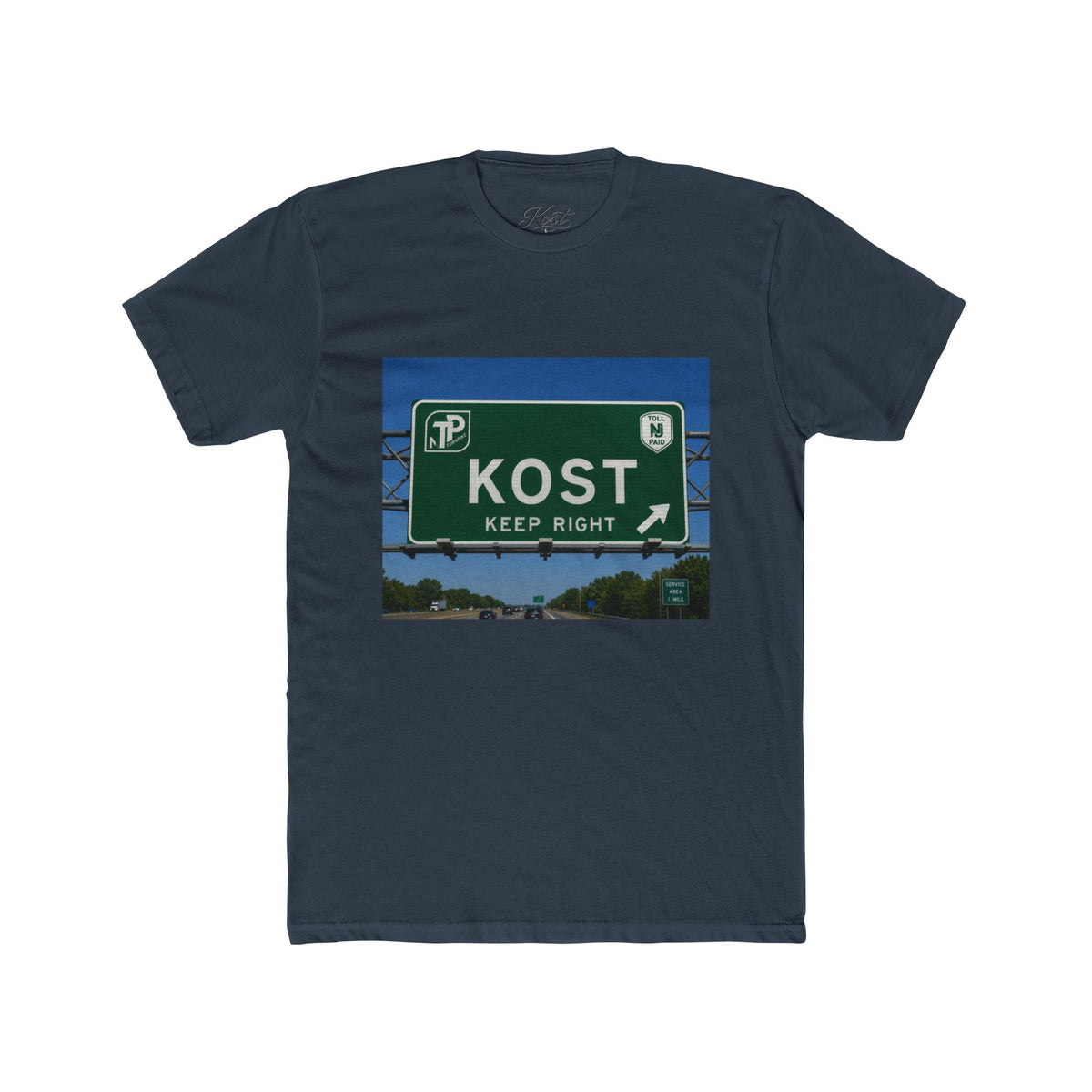 KOST Keep Right Road Sign T-Shirt