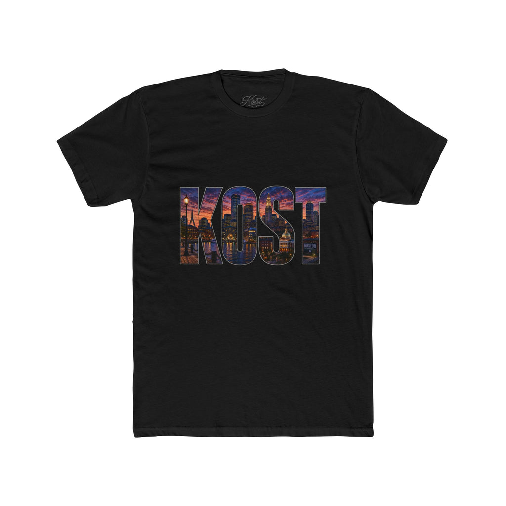 KOST Cityscape T-Shirt — Urban Skyline Lettering Tee
