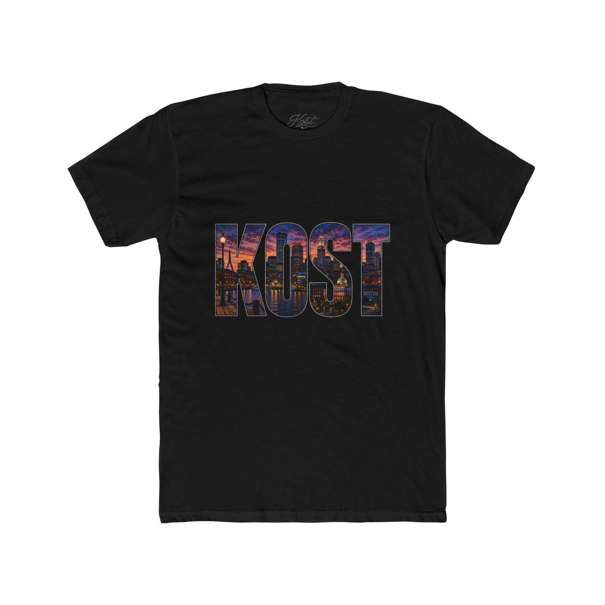 KOST Cityscape T-Shirt — Urban Skyline Lettering Tee