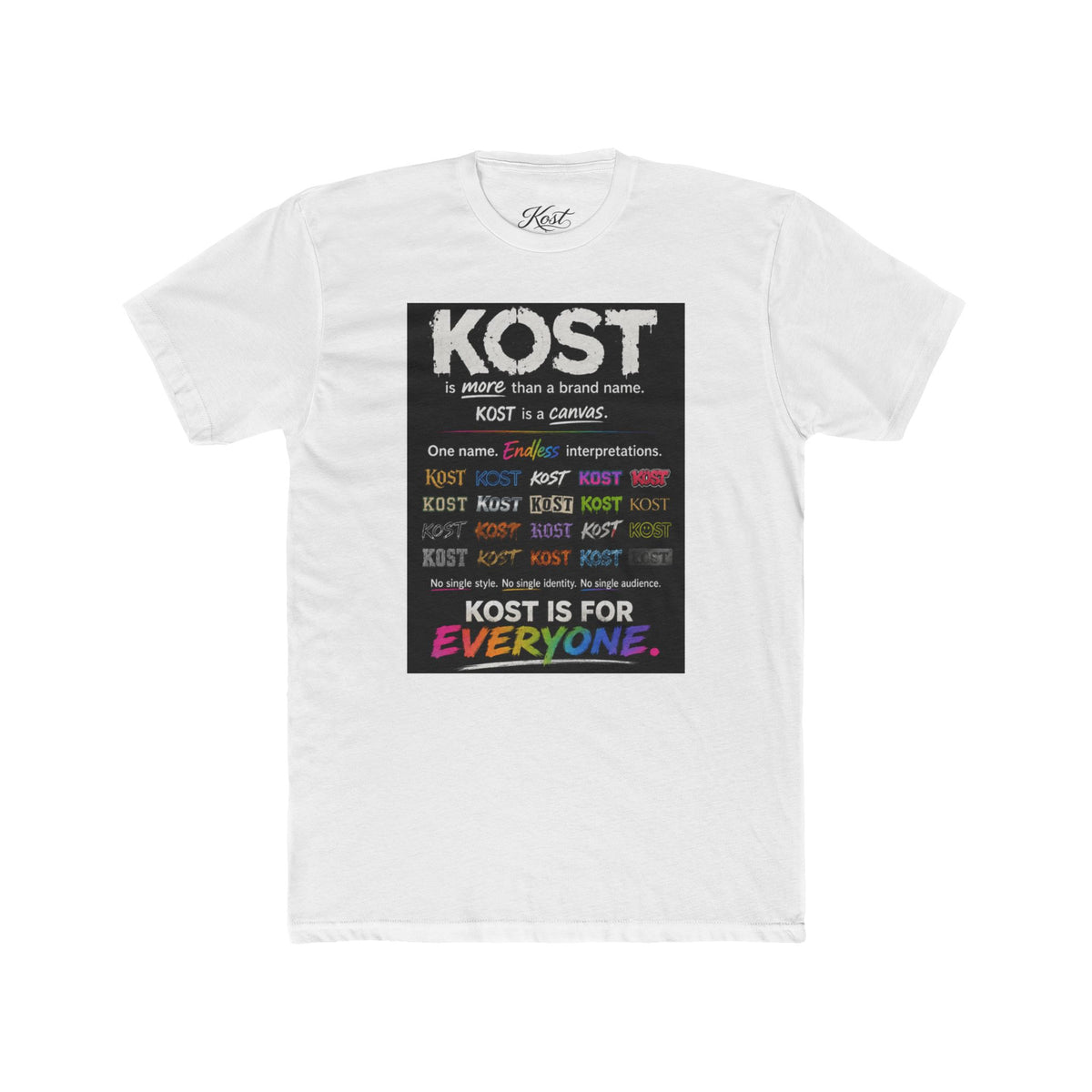 Unisex Cotton Crew Tee