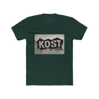 KOST Graphic T-Shirt – Distressed Black and White Streetwear Tee