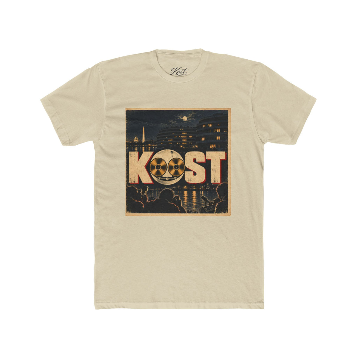 KOST Retro Cityscape T‑Shirt — Vintage Radio Logo Tee