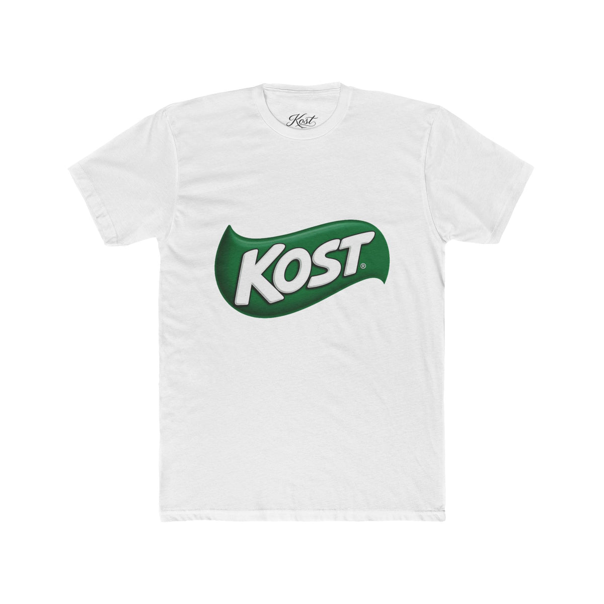 Kost Logo Tee — Retro Green Badge Graphic T-Shirt