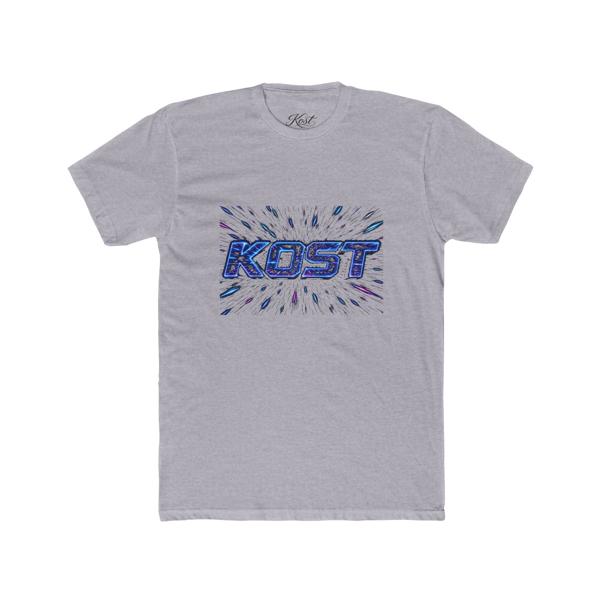 KOST Retro Blast Graphic Tee — Vintage Blue Speed Logo T-Shirt