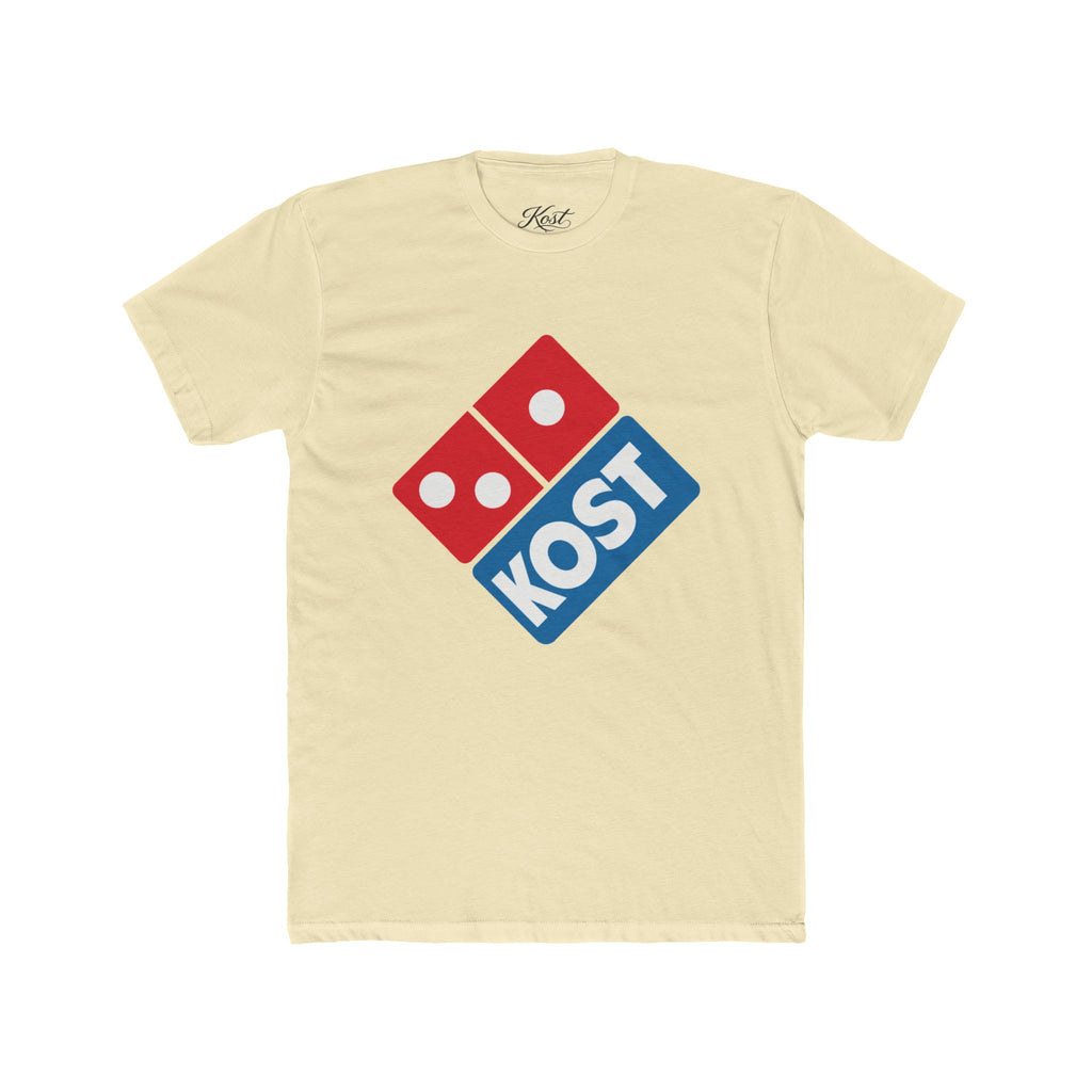 KOST Logo Tee — Retro Domino-Inspired Pizza Logo T-Shirt