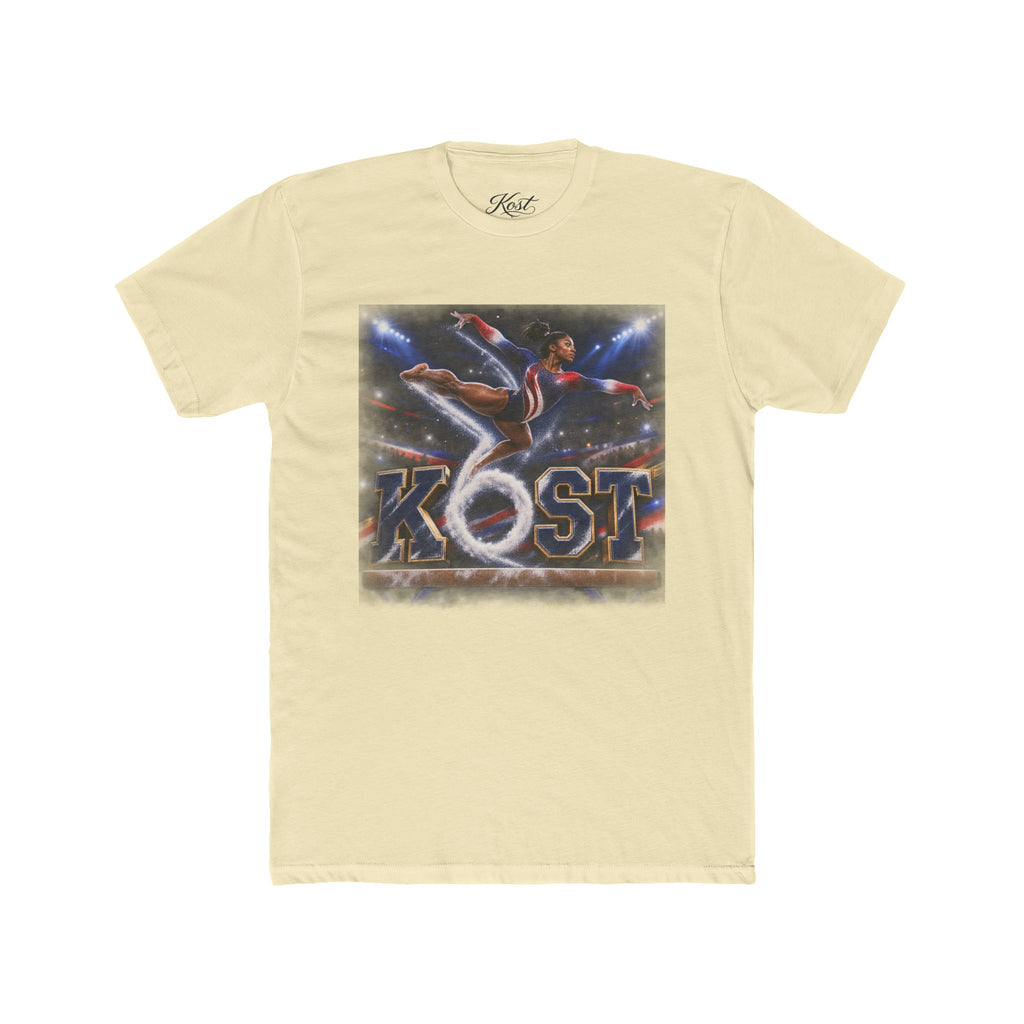 Surfing Skateboarder Graphic Tee — "KOST" Retro Skate Skatepark Shirt