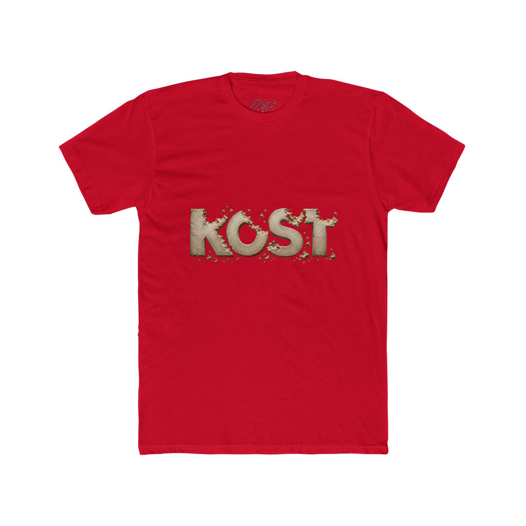 KOST Logo Tee — Distressed Vintage Lettering Cotton T-Shirt