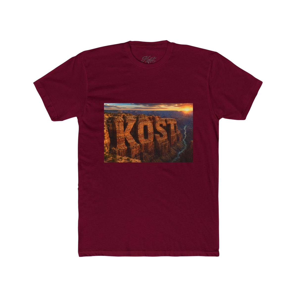 KOST Canyon Landscape Tee — Scenic Sunset Photo Graphic T-Shirt