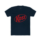 Kost Logo Tee — Retro Red Graphic Crew T‑Shirt