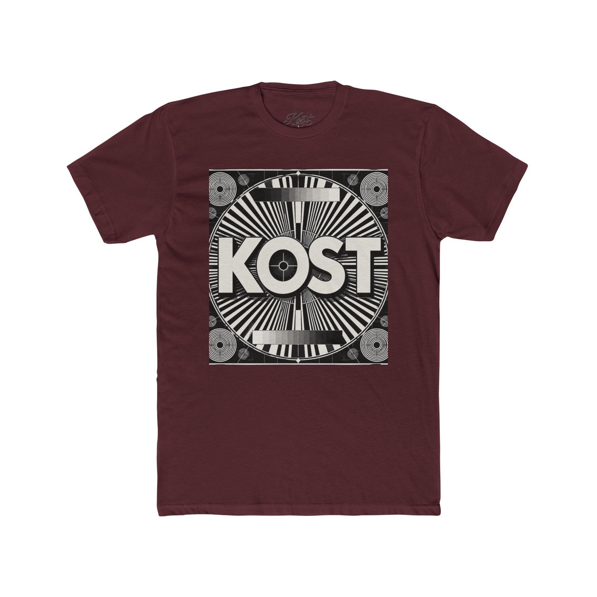 KOST Retro Test Pattern Tee — Vintage TV Signal Graphic T-Shirt