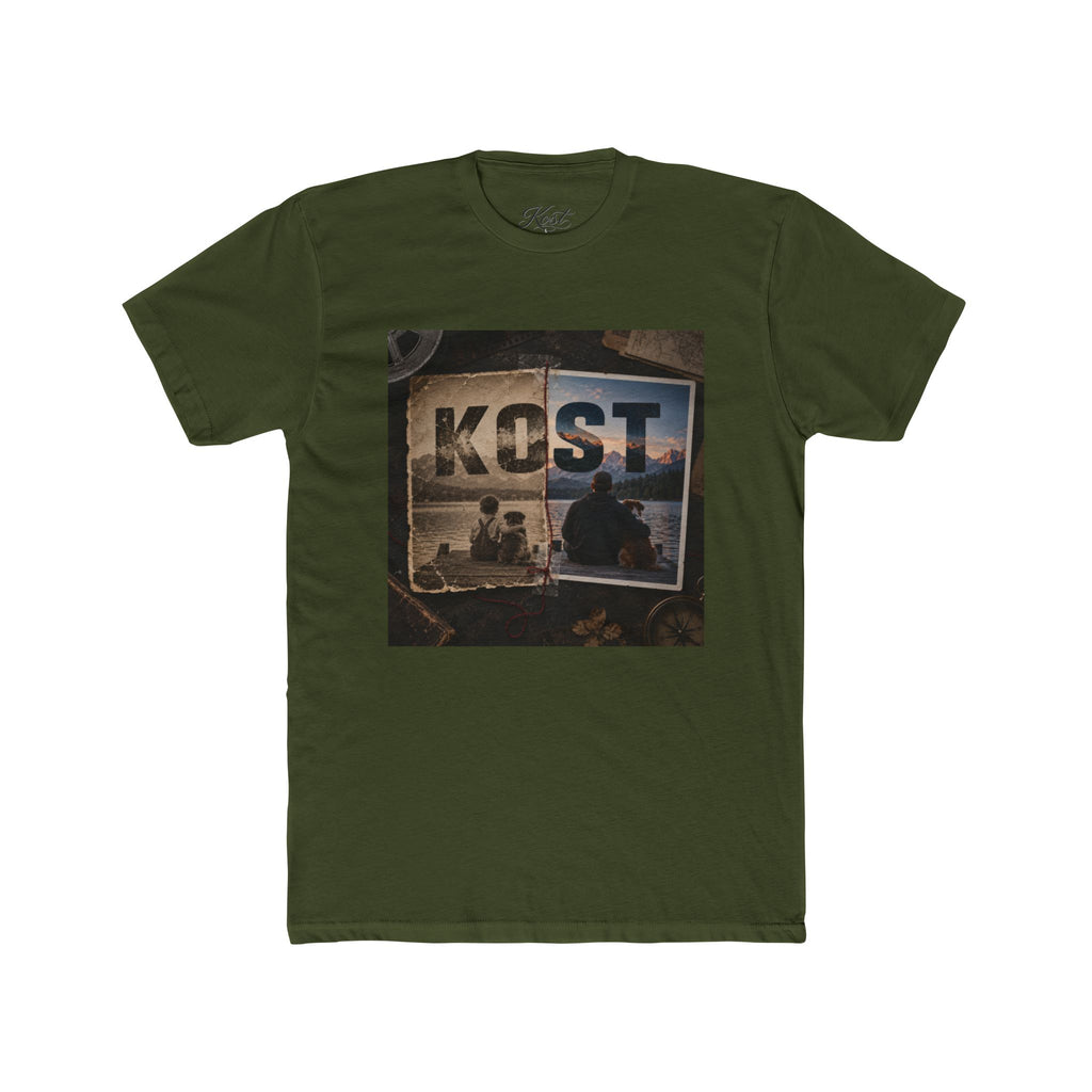 KOST Vintage Collage Tee — Retro Roadtrip Graphic T-Shirt