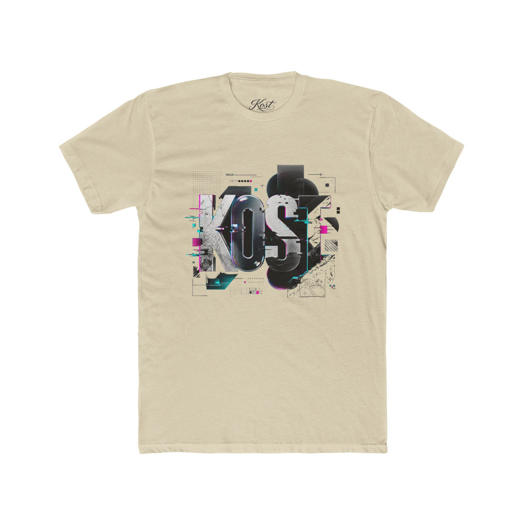 KOSÉ Graphic Tee — Glitch Typography Crew Shirt