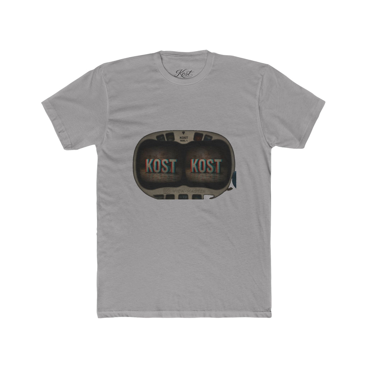KOST Retro Camera Tee — Vintage Viewfinder Graphic Crew T-Shirt