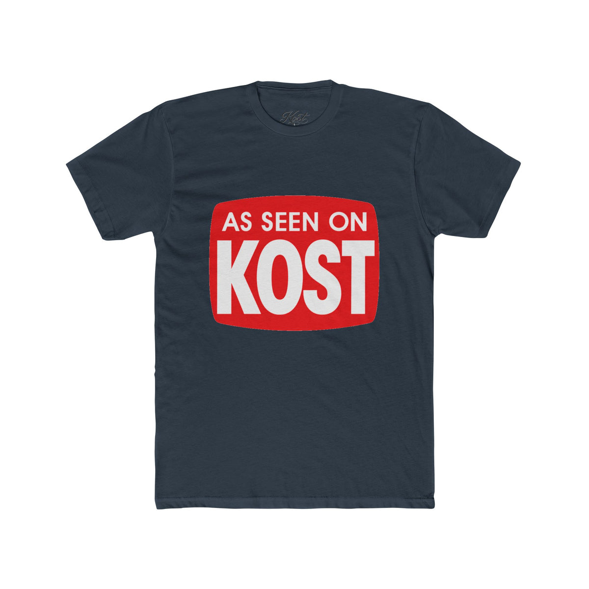 As Seen On KOST Tee — Retro Red Logo Graphic T‑Shirt