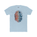 Crew Tee - 'KOSU' Red & Blue Grunge Wave Graphic