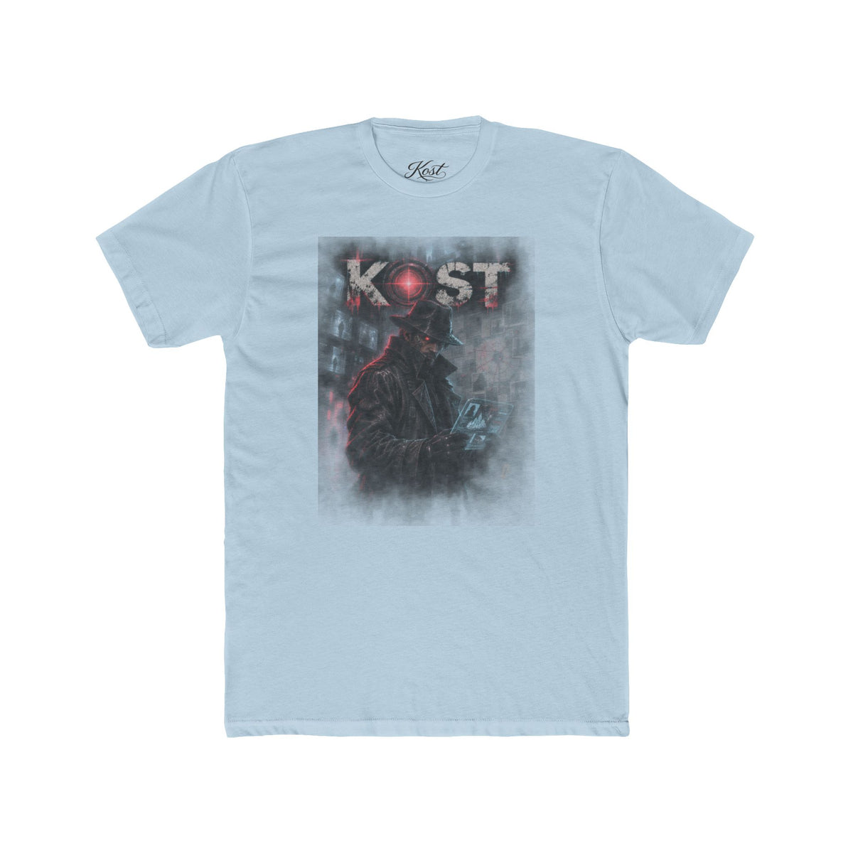 Kost Gothic Figure Tee — Dark Vaporwave Art T-Shirt
