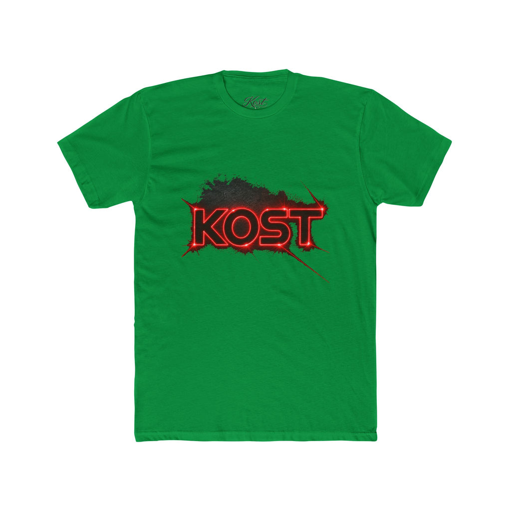 KOST Graphic T-Shirt – Distressed Red Logo Streetwear Tee