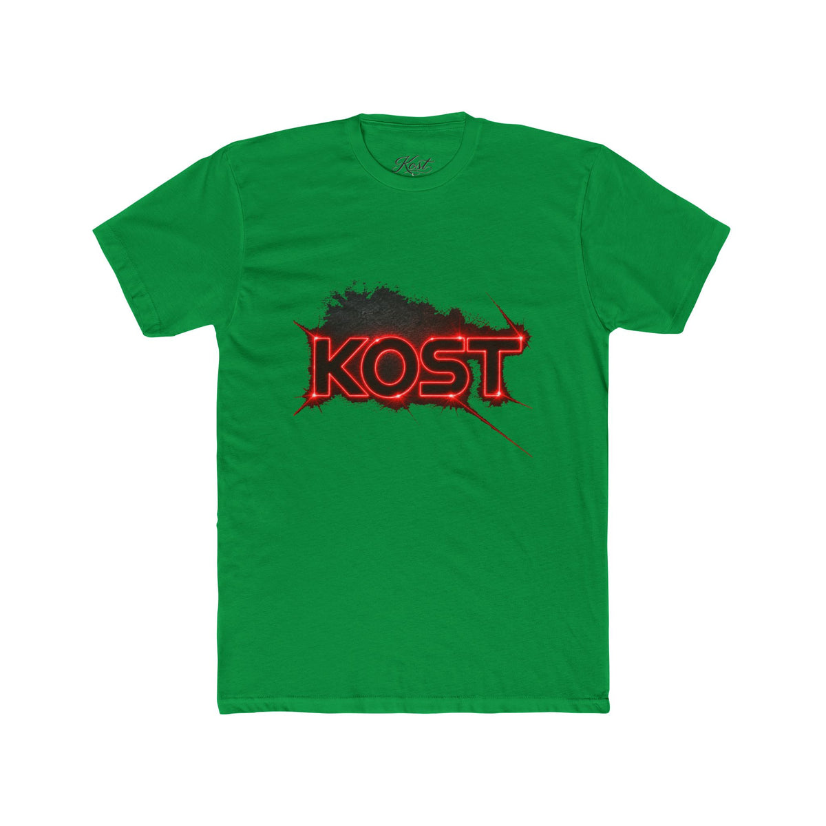 KOST Graphic T-Shirt – Distressed Red Logo Streetwear Tee