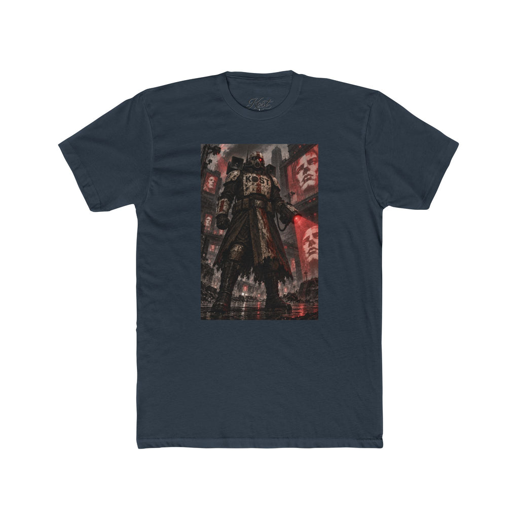 Anime Cyberpunk Tee — Shadow Ronin Cityscape Graphic