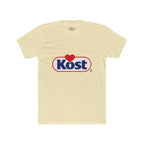 Kost Logo Heart Graphic Tee — Retro Brand-Inspired Cotton T-Shirt