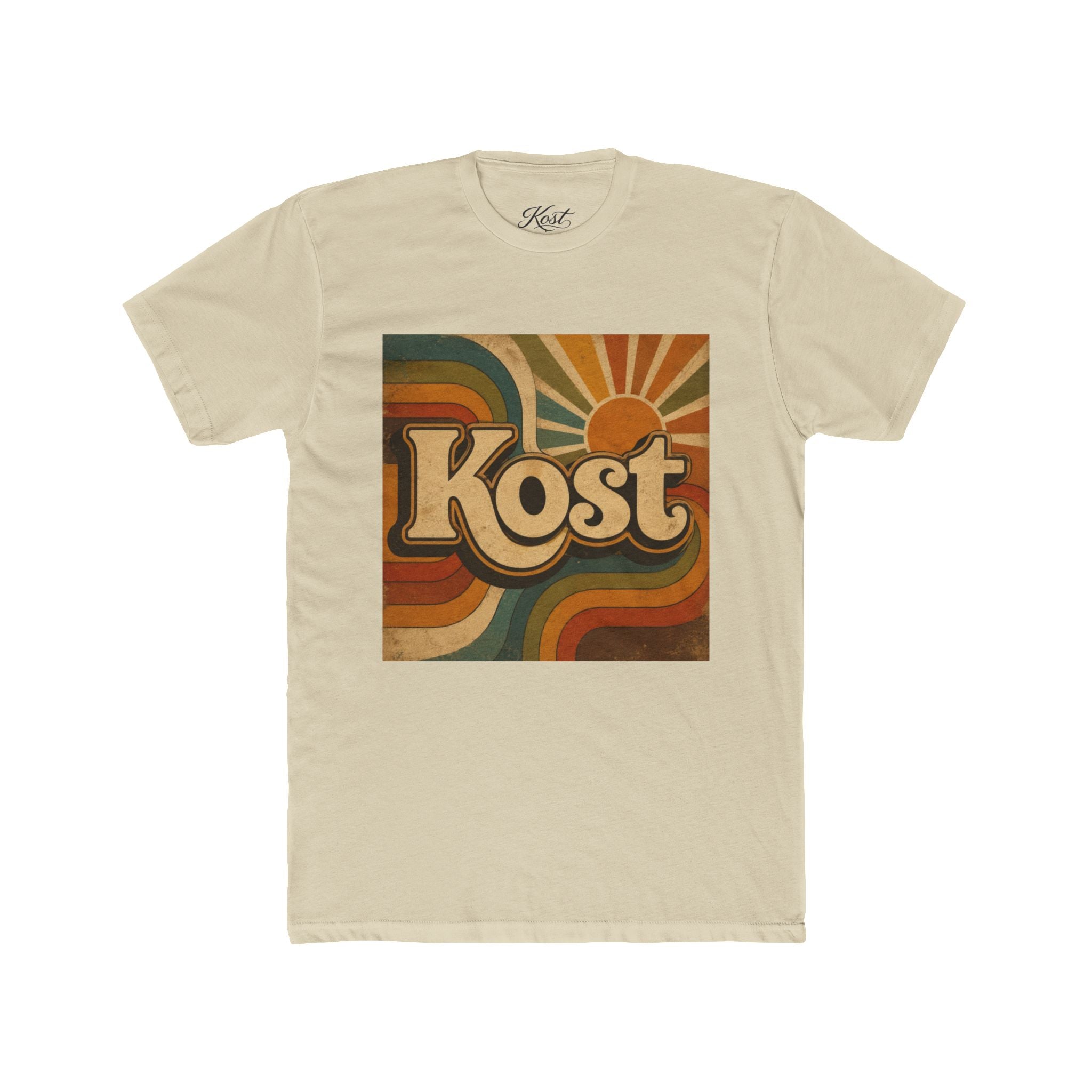 Retro 'Kost' Tee — Vintage 70s Sunset Graphic T-Shirt