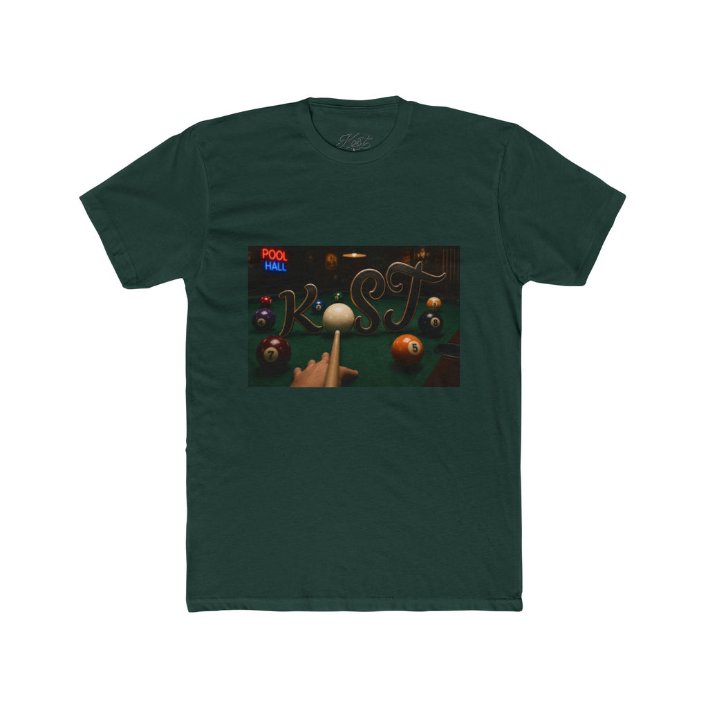 Pool Hall Vibes Tee — Retro Billiards Graphic T-Shirt