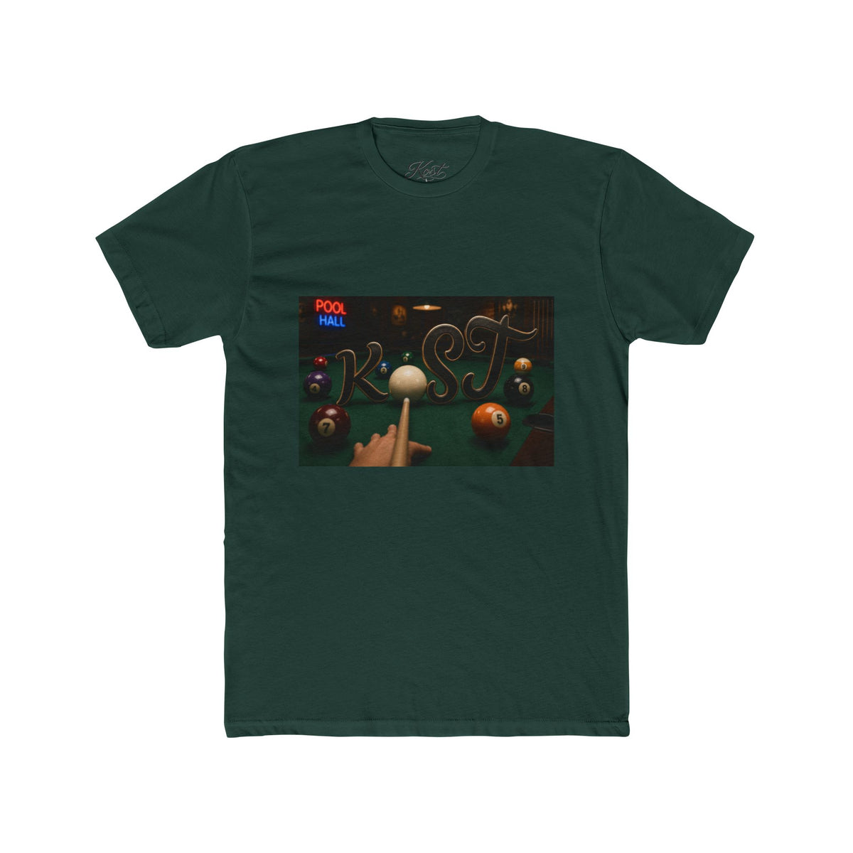 Pool Hall Vibes Tee — Retro Billiards Graphic T-Shirt