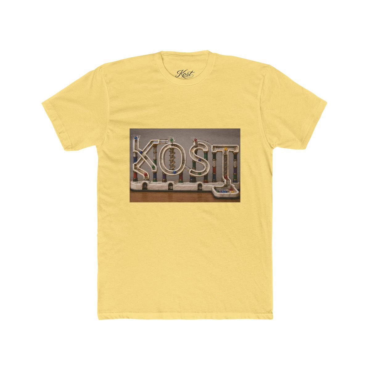 KOST Neon Sign Graphic Tee — Vintage Industrial Urban Shirt