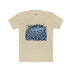 KOST Abstract Blue Graphic Cotton Crew Tee