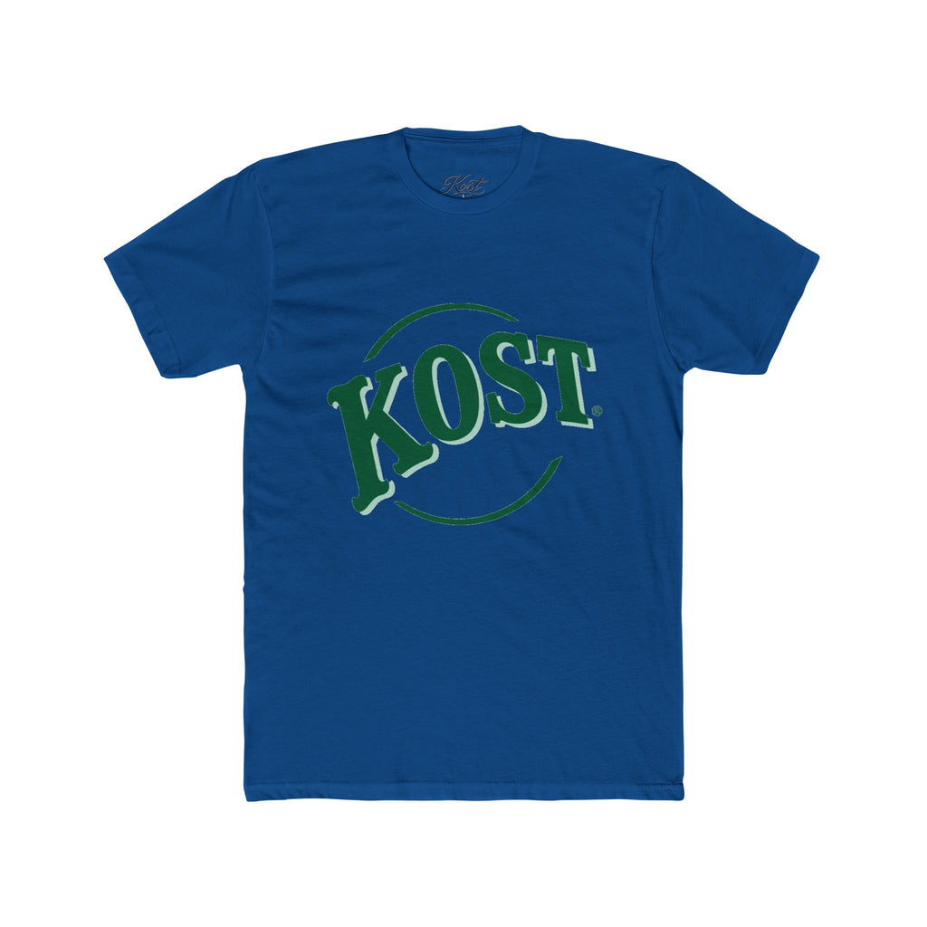 KOST Vintage Logo Tee — Green Retro Circle Graphic T-Shirt