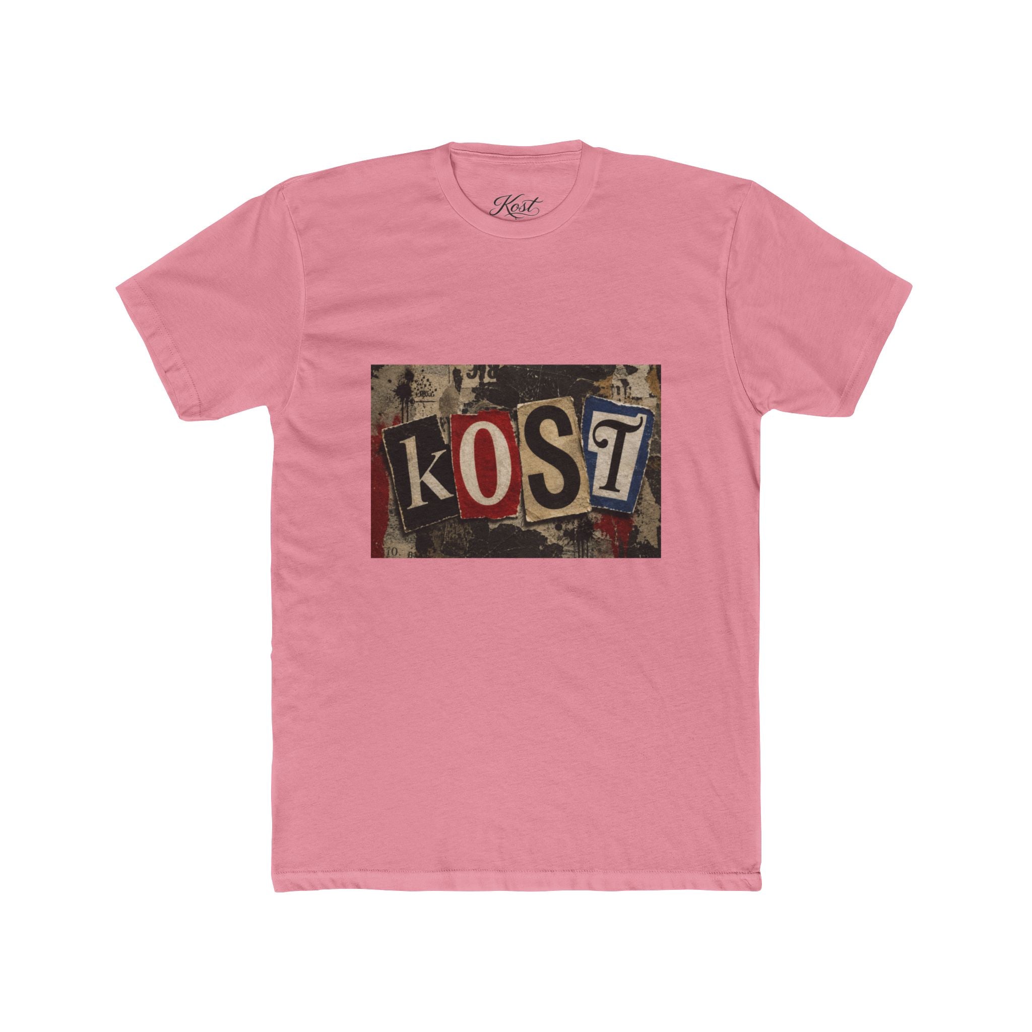 KOST Vintage Collage Tee — Retro Ransom-Style Graphic T-Shirt