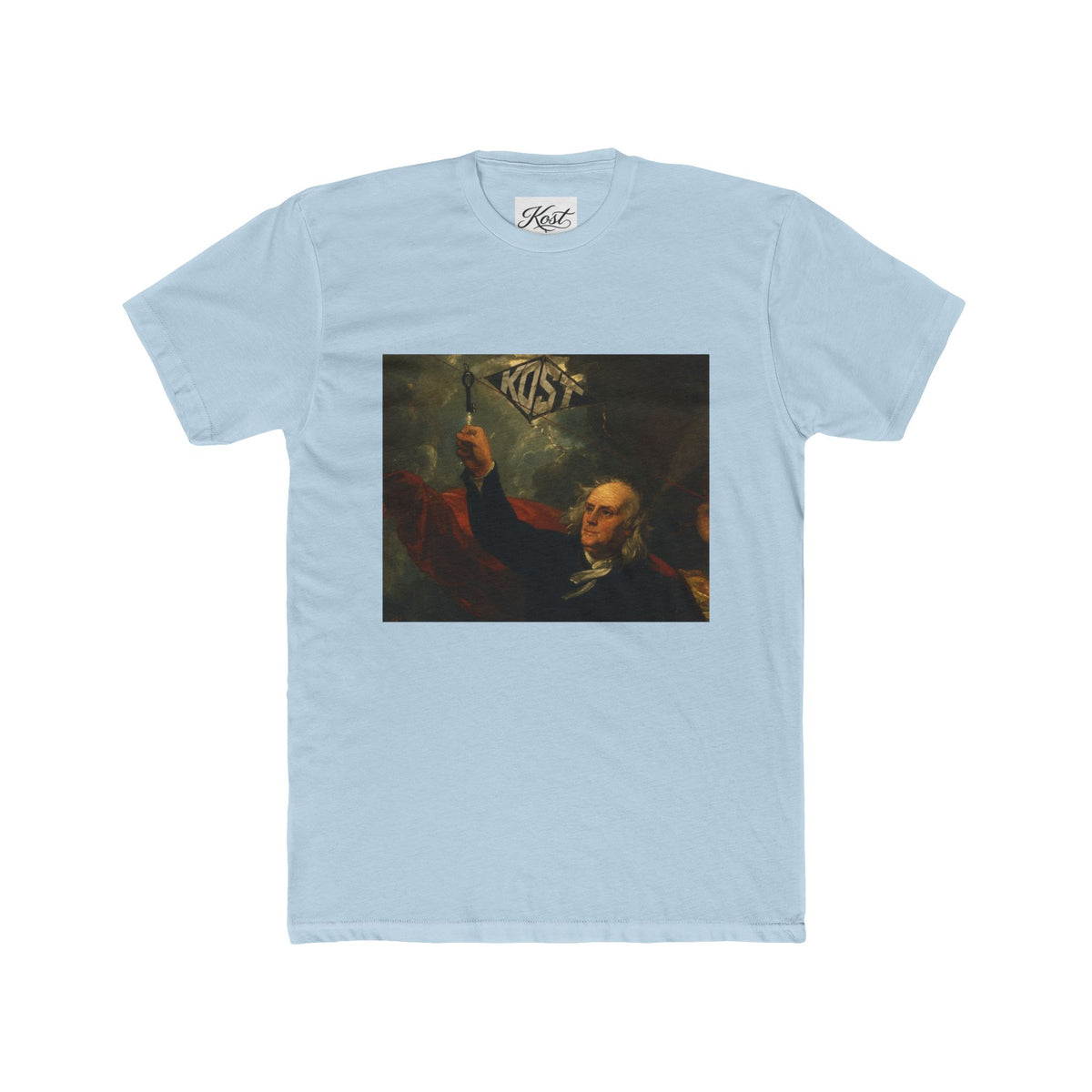 Vintage Revolutionary Portrait Tee — 'Kiss' Graphic Cotton T-Shirt