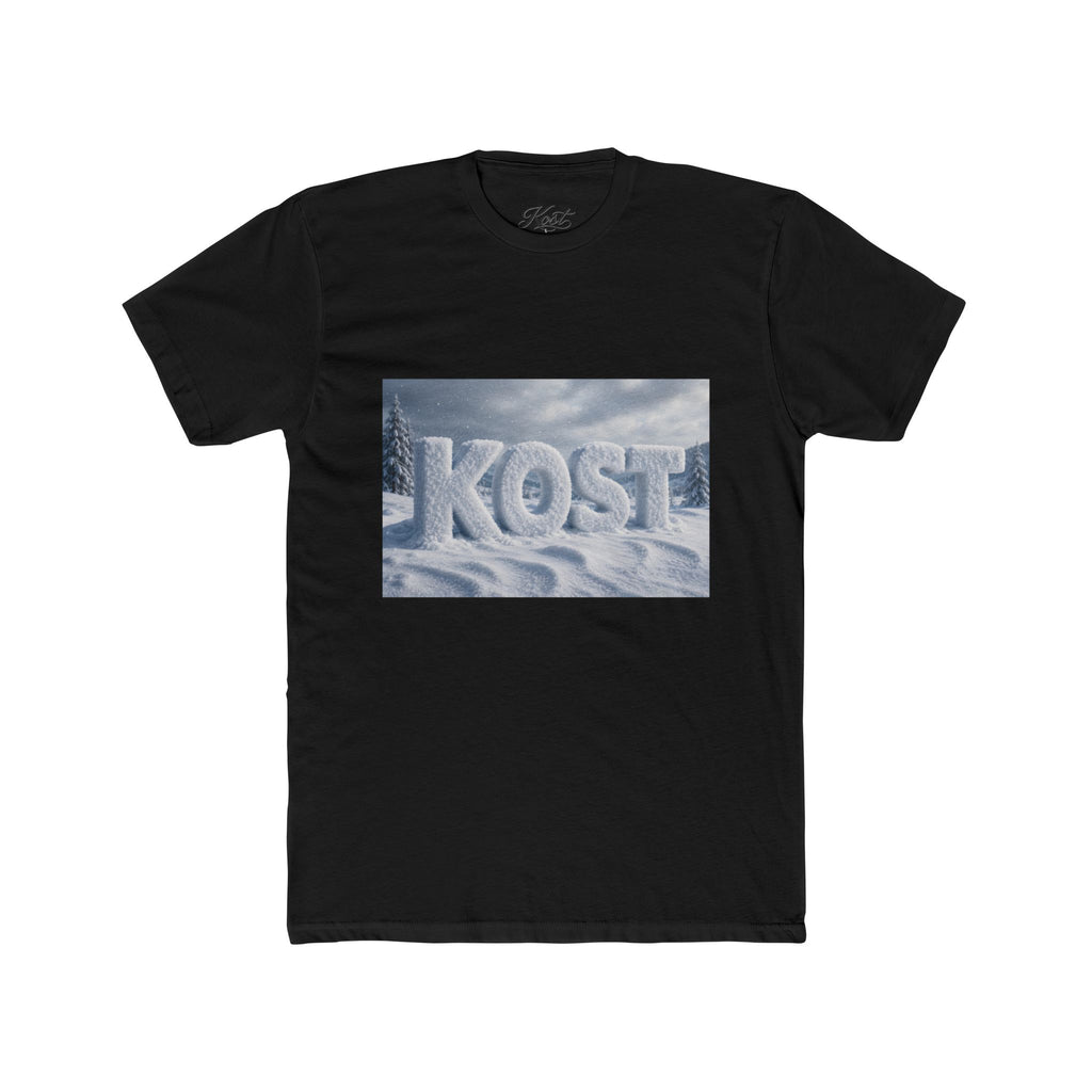 KOST Snow Ice Graphic Tee — Winter Landscape Cotton T-Shirt