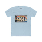 Hawaii License Plate Tee – KOST Aloha State Retro Palm Rainbow T-Shirt