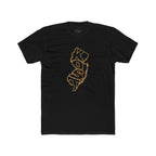 New Jersey 'KOSO' Map Tee — Vintage Gold State Graphic T-Shirt