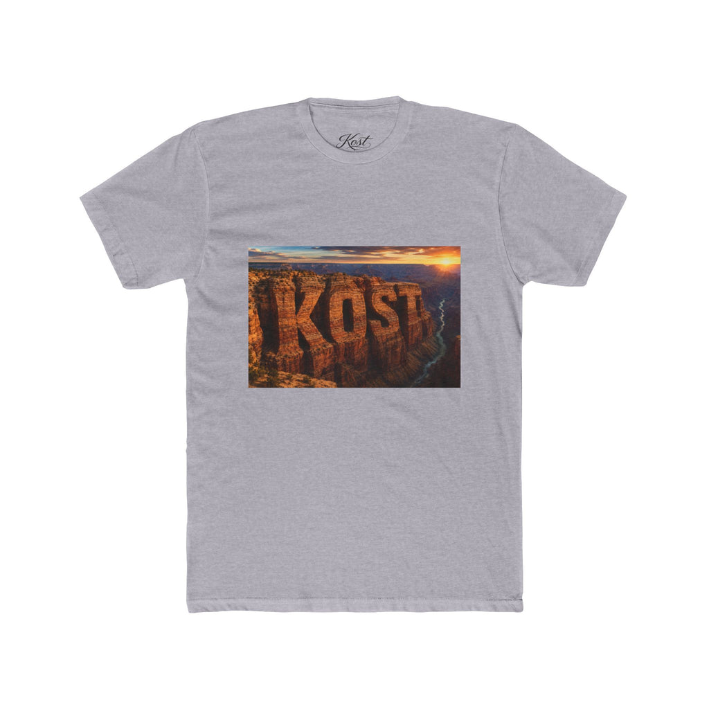 KOST Canyon Landscape Tee — Scenic Sunset Photo Graphic T-Shirt