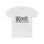 Kost Logo Crew T-Shirt — Retro Grocery Style Graphic Tee