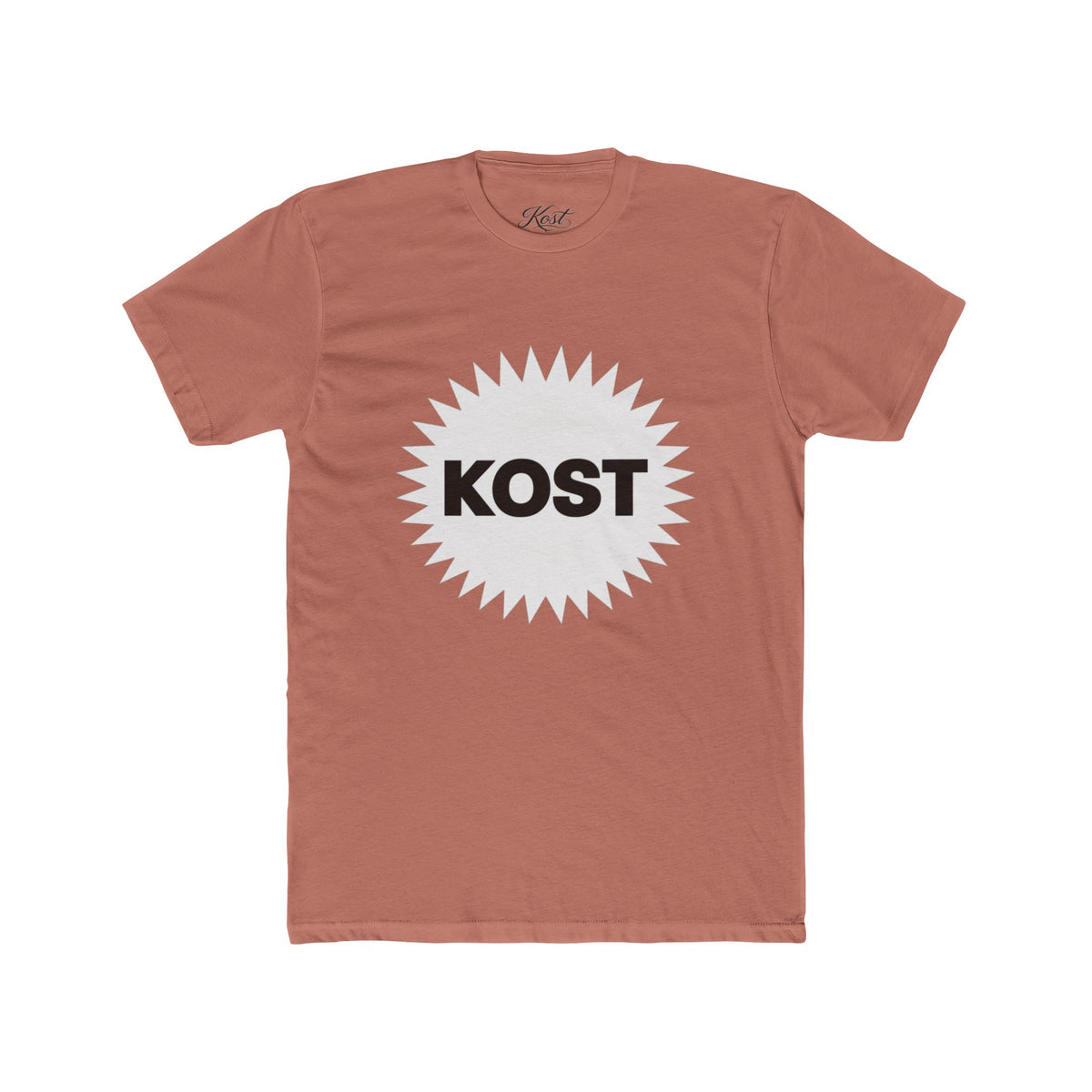 KOST Starburst Graphic Tee — Retro Logo Crewneck T-Shirt
