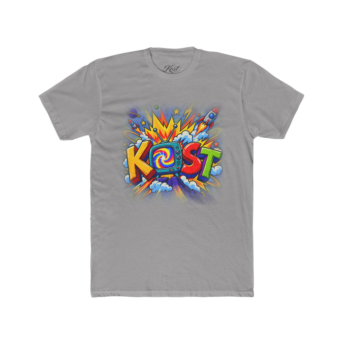 KOST Graffiti Logo T‑Shirt — Colorful Street Art Tee