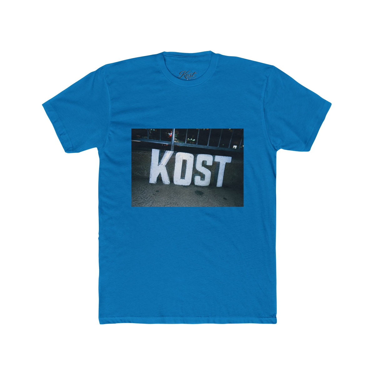 KOST Logo Graphic Tee — Vintage Street Sign Photo T-Shirt