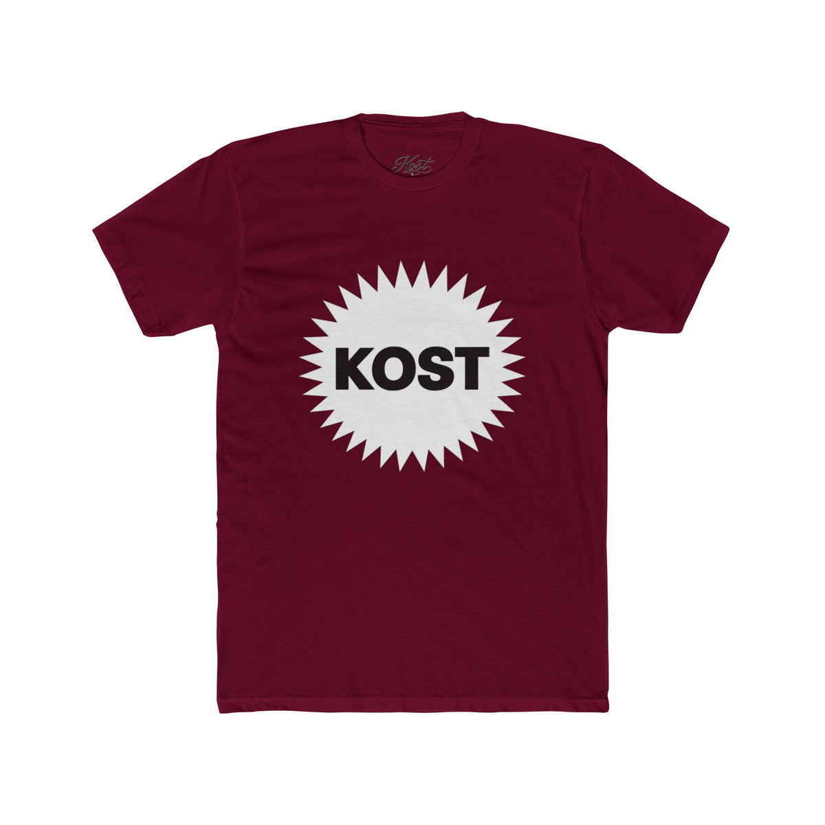 KOST Starburst Graphic Tee — Retro Logo Crewneck T-Shirt