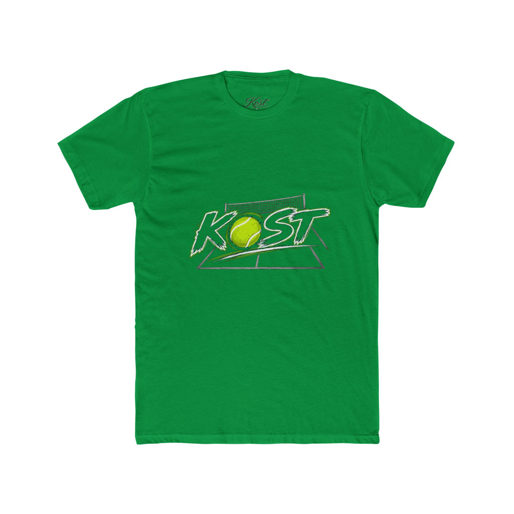 Tennis Tee — 'KOST' Graphic Cotton Crew Shirt
