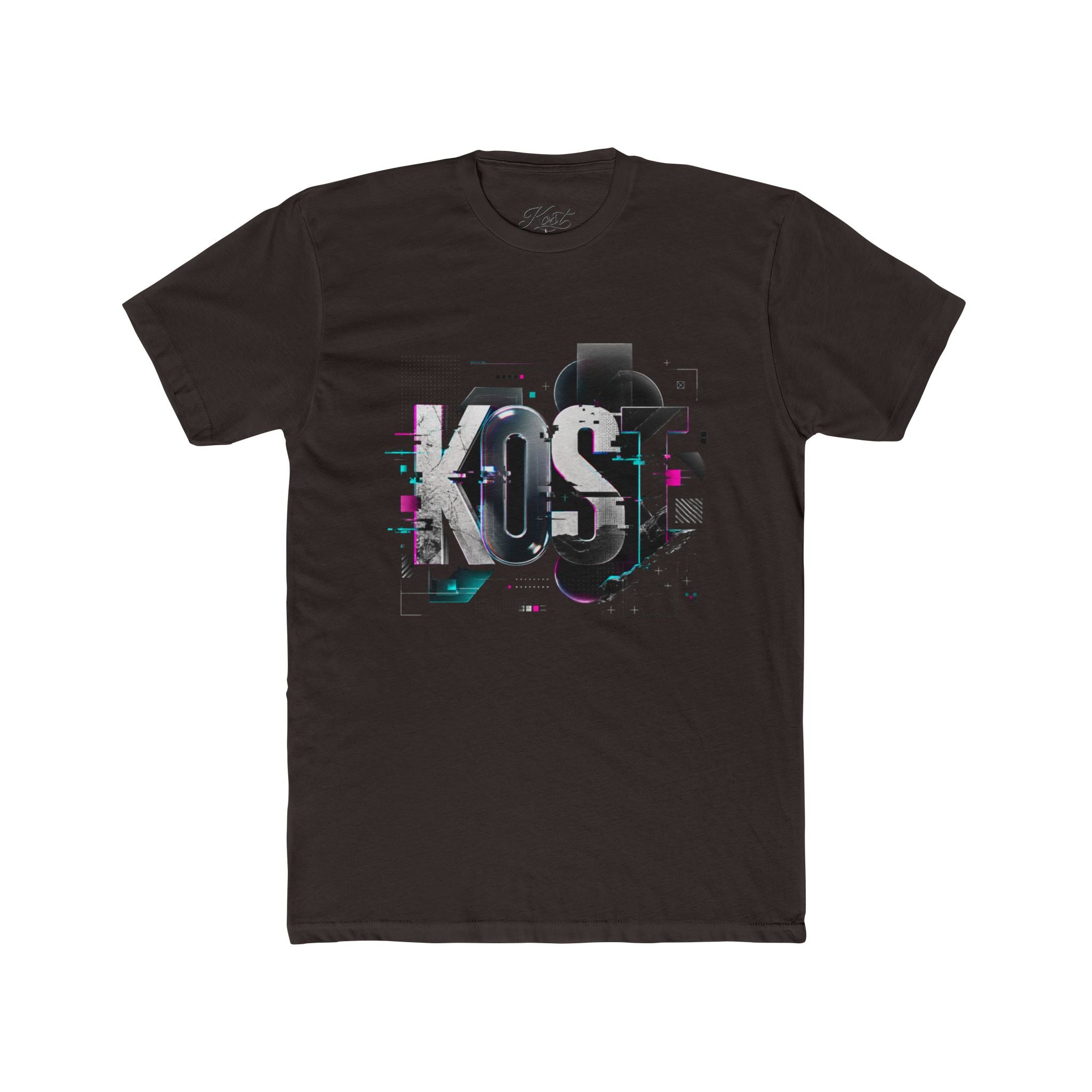 KOSÉ Graphic Tee — Glitch Typography Crew Shirt