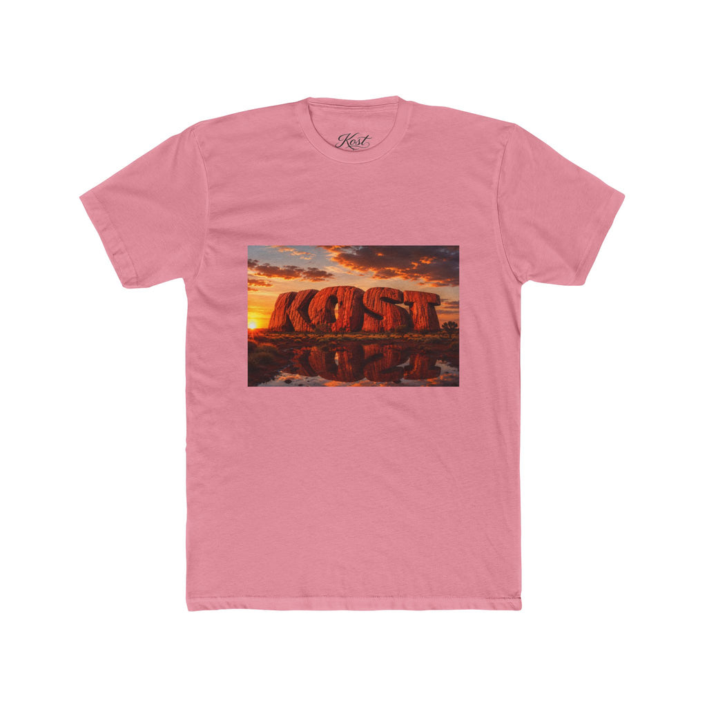 Sunset 'Lost' Graphic Tee — Retro Desert Rock Typography T-Shirt