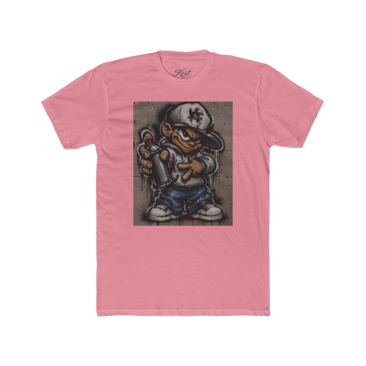 Graffiti Kid Tee — Urban Street Art Cartoon T-Shirt