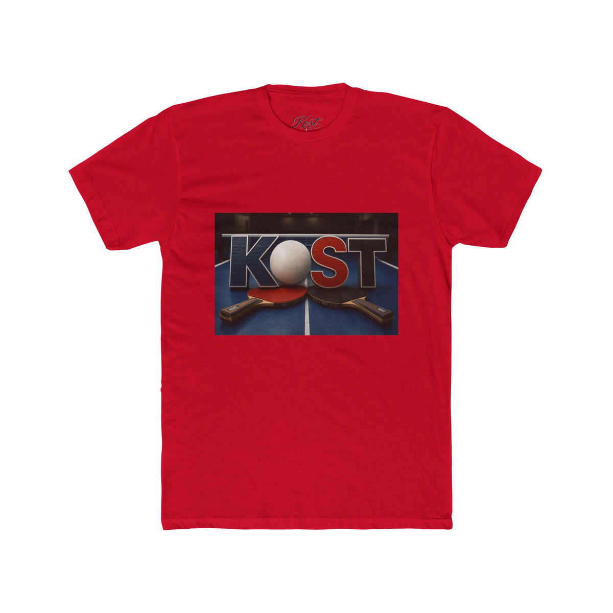 Table Tennis Crew Tee — KOST Paddle & Ball Graphic