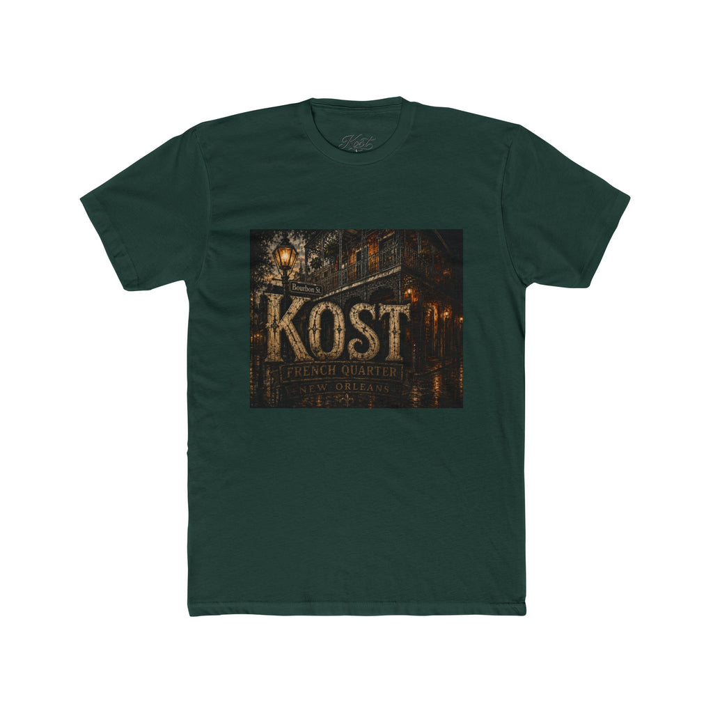 KOST Vintage Street Sign Tee — Rustic Urban Logo T-Shirt